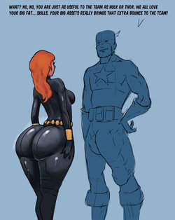 [Shiin] Black Widow and one of her informants (Avengers)