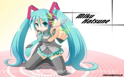 初音ミクWidescreen Wallpaper(13)
