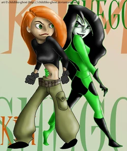 [Childlike Ghost] Kim and Shego (Kim Possible)