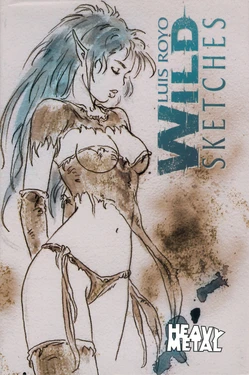LUIS ROYO - Wild Sketches II Artbook