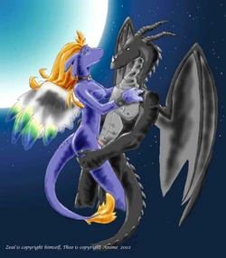 [Troin] Dragon and Snake (Lamia)