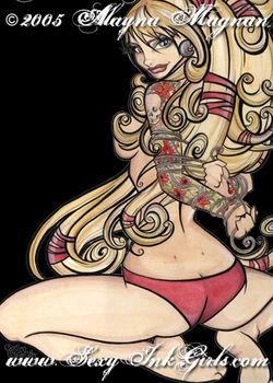 Artist Collection - Alayna Magnan (SexyInkGirls.com|Ecchi|Colored Pencil)