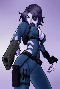 Marvel X-Girl DOMINO (Color)
