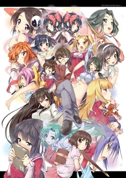 Fanwork`s image sets of Kami nomi zo Shiru Sekai in pixiv in 2010,Non-H part(The World God Only Knows)