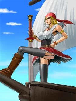 [Nightmare Express -Akumu no Takuhaibin-] Yokubou Kaiki dai 293 shou - Onna Kaizoku Jessica Kankan Koukai Nisshi!? -