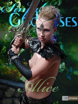 [Sinful Goddesses] Amazon - Alice (Female Warrior Cosplay Nude)