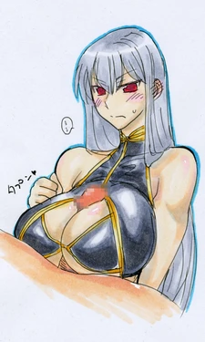 Covered breast paizuri