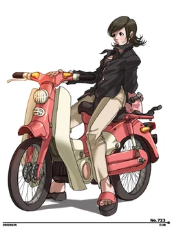 The Girl on a Motorcycle