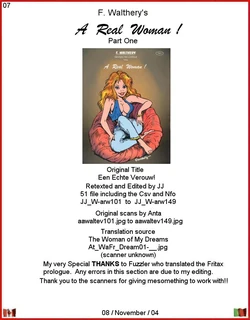 [Di Sano and F. Walthery] A Real Woman #1 [English]