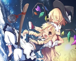 girls from touhou doujin