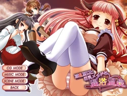 [Momokan] Inran Miko to Kyonyuu Maid to Konyoku Onsen