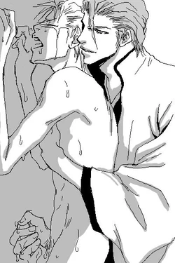 Bleach Yaoi -Aizen and Grimm-