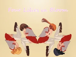 Four Lilies in Bloom