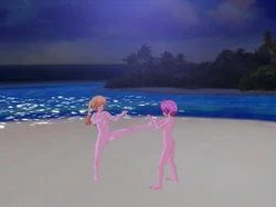 [3d Custom Girl]Catfight-wrestling