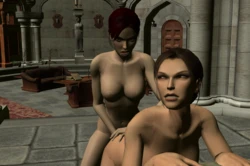 Lara Croft  Stapon Lesbian