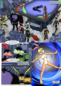 [Palcomix] Time-Crossed Bunnies (Loonatics Unleashed, Looney Toons) [Spanish]