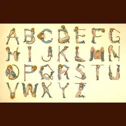 Sun Wukong Genderswap Alphabet