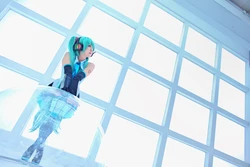 Lovely Hatsune Miku Cosplay by Kousaka Yun