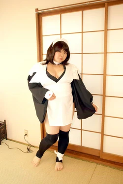 Akane Mori cosplay (samurai sprits Iroha)　｢sora no hitomi battle costume｣