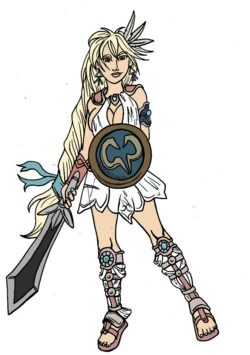 [Arania (Brandon Ondrasek)] Lizardwoman Sophitia (SoulCalibur) [Colored]
