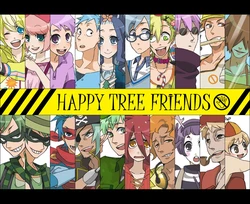 Happy Tree Friends: Anime-Style Art Collection