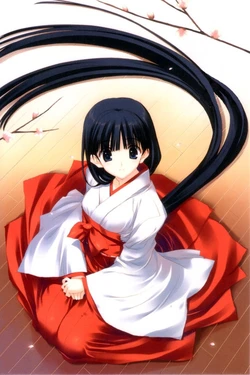 Miko (巫女, literally "shaman woman")