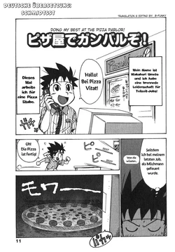 [Karma Tatsurou] Pizza-ya de Ganbaru zo! | Doing My Best at the Pizza Parlor! (Karma Milk) [German] [SchmidtSST]