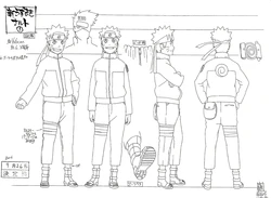 Naruto Shippuuden character sheets