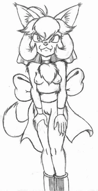 Clawdia from Fighting Foodons