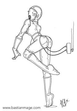 [Transformation Latex] Sebastian Blackcat: Anime Original Art