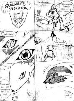 Guilmon's Violation (Digimon Tamers) [English]
