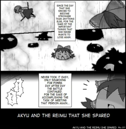 yukkuri - Akyu & yukkuri reimu that she spared+dosu invasion