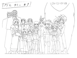 Magical Girl Pretty Sammy Animation Reference Materials Settei