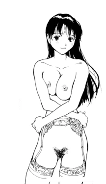 Monochrome Naked Mania & Coloring Book