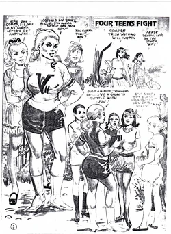 [Eric Stanton] Four Teens Fight