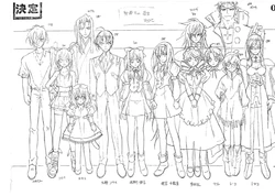 Kannazuki no Miko Animation Reference Materials Settei