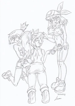 My miny Mariah (Meraya, Mao)_ beyblade Sketches work_2