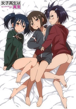 [Yanagida Fumita] Mesukousei wa Ijou | High school girls are funky (Danshi Koukousei no Nichijou)