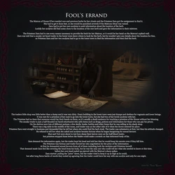 [Vaesark] Fool's errand