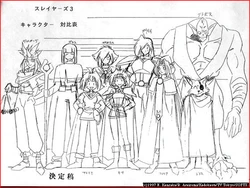 [Artbook] Slayers (Character Drawing Studies)