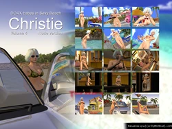 DOAX babes on Sexy Beach Vol. 4 Nude version - Christie
