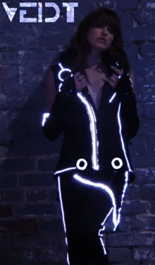 Veidt - Virginia as Quorra from Tron Legacy