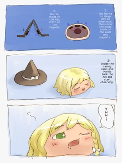 [monhan aki] Marisa's Magnetic hat (Touhou Project) [English]