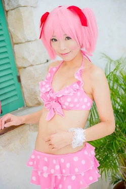 《Puella Magi Madoka》Madoka (swimsuit ver.) by Mashiro Yuki