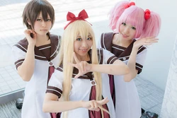 Funami Yui (Harui) Yoshikawa Chinatsu (Aisu) Toshino Kyoko (Sumika)