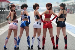 Evangelion Race Queens Cosplay