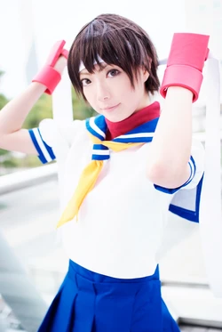 Street Fighter's Sakura by Ibara