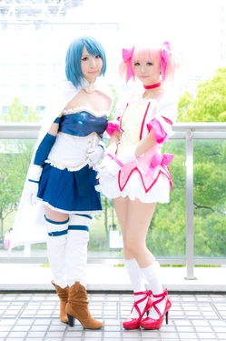 Miki Sayaka (Nana Aru) & Kaname Maodka (Saki Kano)