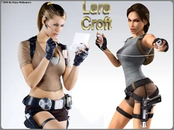 Lara Croft Cosplay by official model Karima Adebibe