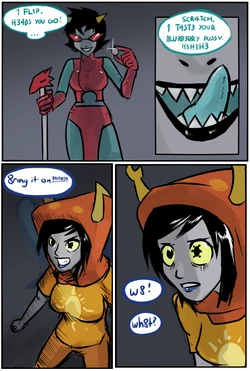 Terezi/Vriska Comic by Lemon Font